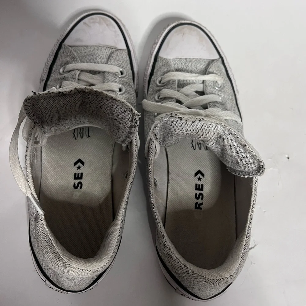 Converse Gray Low Top Chuck Taylors - Picture 7 of 12